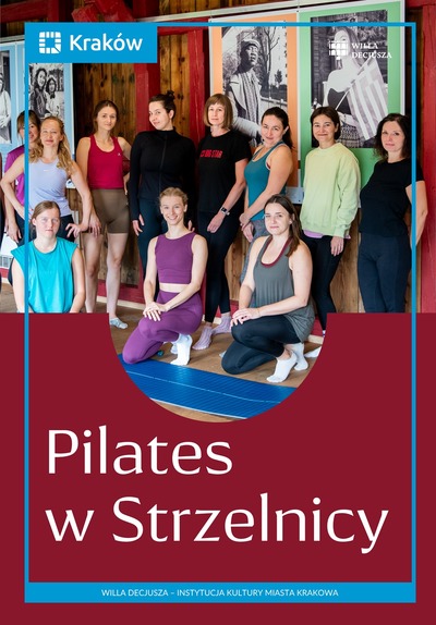 Plakat wydarzenia Pilates w Strzelnicy na Woli